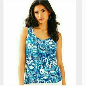 Lilly Pulitzer Clayton tank in Keep on Trunkin